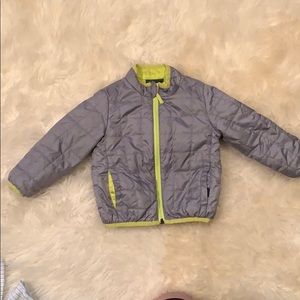 REI grey toddler puffer jacket